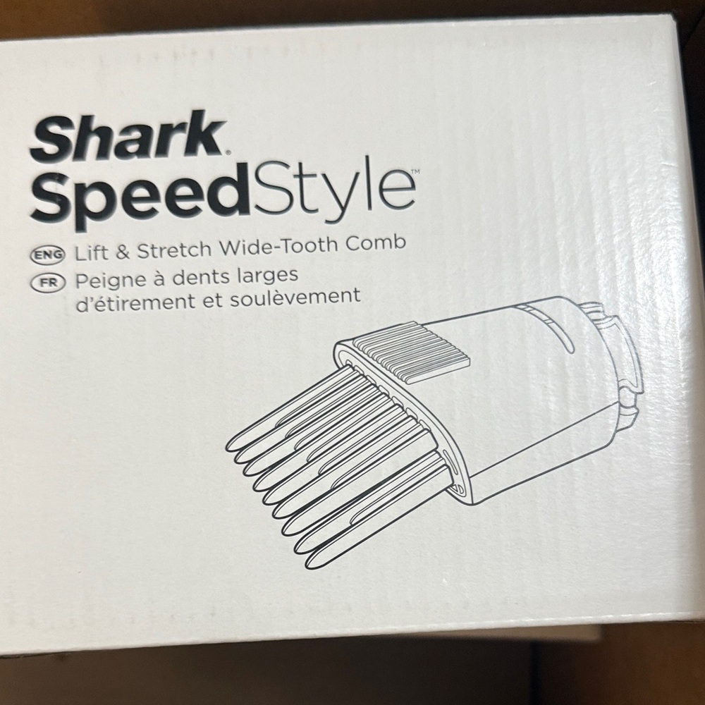 Shark SpeedStyle Lift & Stretch Wide-Tooth Comb - White